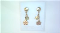 Earrings Woman Smalti in Yellow Gold PEND FIORI SMA S/Z 4.1 G